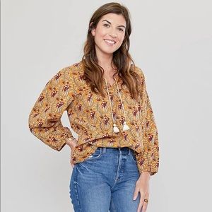 Pink Chicken Jade blouse, Sz M